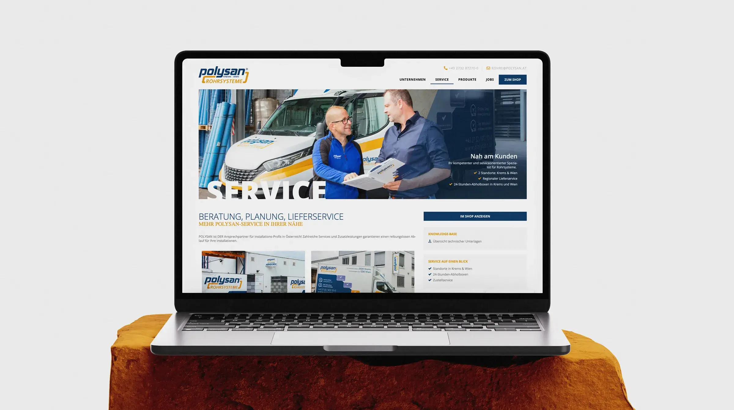 Polysan Web – DOCKNER druck@medien